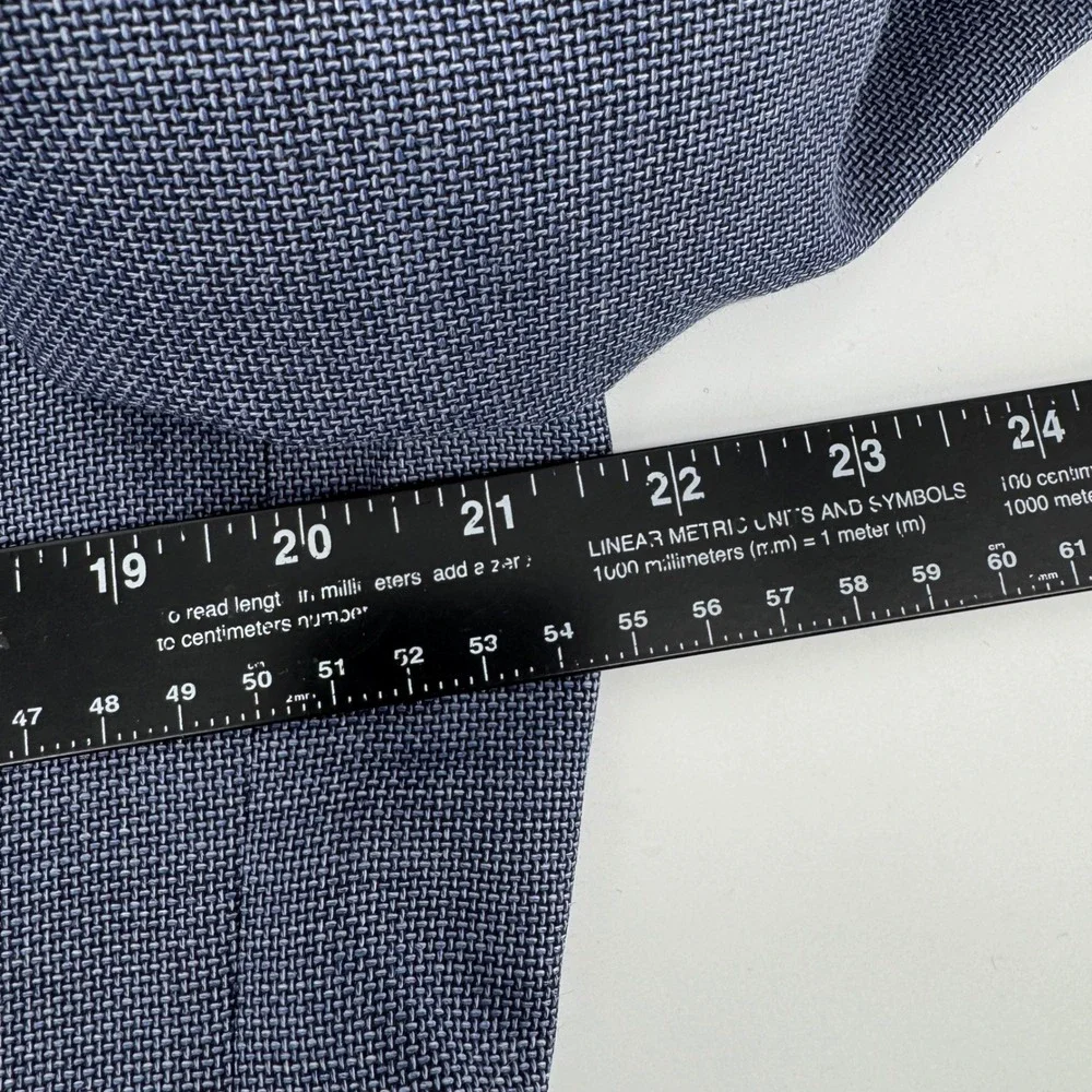 NEW Hugo Boss Blue Wool 40R Lanificio Two Button Blazer Sport Coat Jacket Mens